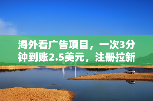 海外看广告项目，一次3分钟到账2.5美元，注册拉新都有收益，多号操作，