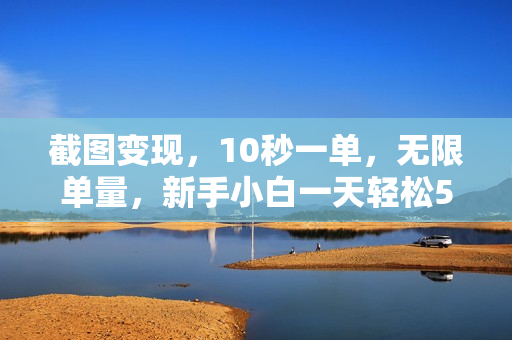 截图变现，10秒一单，无限单量，新手小白一天轻松500+