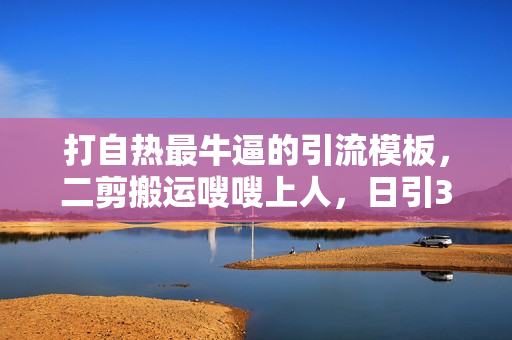 打自热最牛逼的引流模板，二剪搬运嗖嗖上人，日引300+