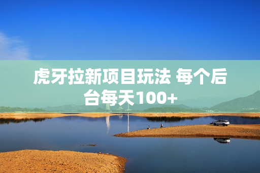 虎牙拉新项目玩法 每个后台每天100+