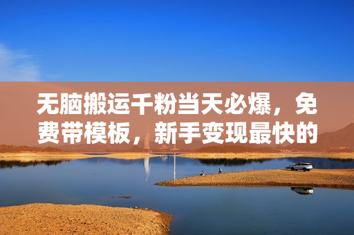 无脑搬运千粉当天必爆，免费带模板，新手变现最快的项目，没有之一