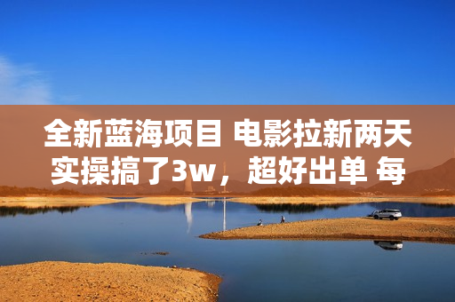全新蓝海项目 电影拉新两天实操搞了3w，超好出单 每天2小时轻轻松松手上
