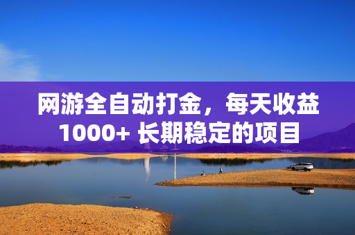 网游全自动打金，每天收益1000+ 长期稳定的项目