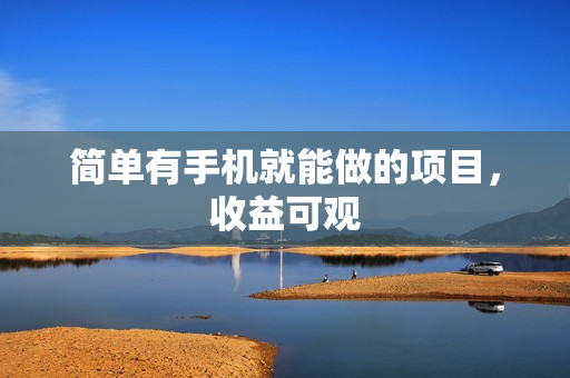 简单有手机就能做的项目，收益可观