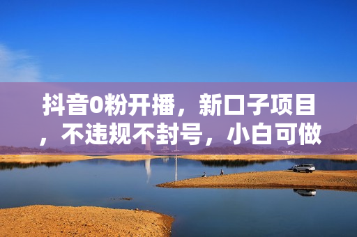 抖音0粉开播，新口子项目，不违规不封号，小白可做，一天躺赚3K+