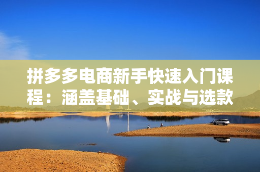 拼多多电商新手快速入门课程：涵盖基础、实战与选款，助力小白轻松上手