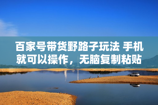 百家号带货野路子玩法 手机就可以操作，无脑复制粘贴 单账号日稳定变现