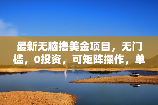 最新无脑撸美金项目，无门槛，0投资，可矩阵操作，单日收入可达1000+