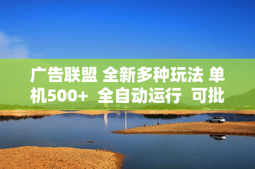 广告联盟 全新多种玩法 单机500+  全自动运行  可批量运行