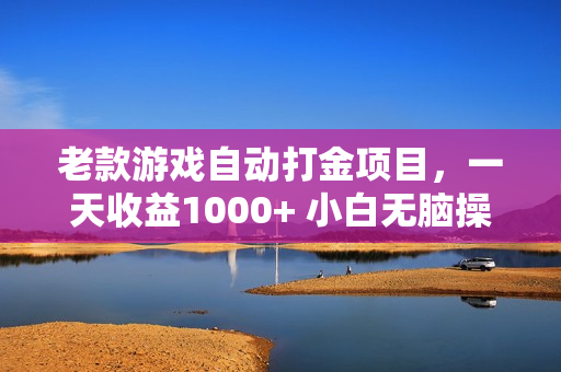 老款游戏自动打金项目，一天收益1000+ 小白无脑操作
