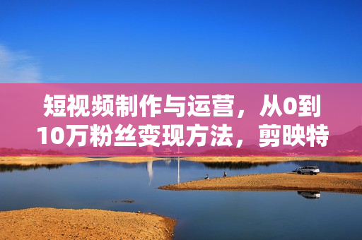短视频制作与运营，从0到10万粉丝变现方法，剪映特效与热门视频制作教程