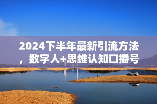 2024下半年最新引流方法，数字人+思维认知口播号，五分钟制作，日引创