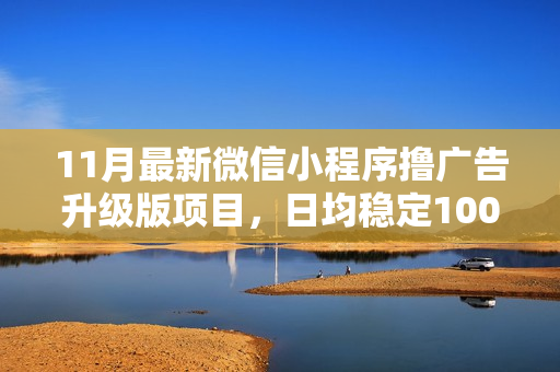 11月最新微信小程序撸广告升级版项目，日均稳定1000+，全新变现方式，