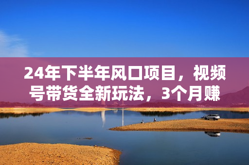 24年下半年风口项目，视频号带货全新玩法，3个月赚一年收入，实测单日