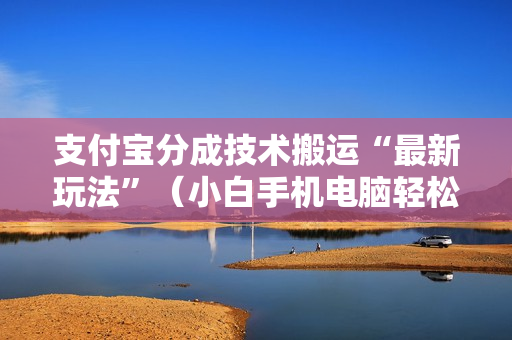 支付宝分成技术搬运“最新玩法”（小白手机电脑轻松实操1小时） 轻松日
