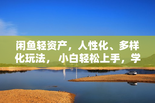 闲鱼轻资产，人性化、多样化玩法， 小白轻松上手，学会轻松日入2000+