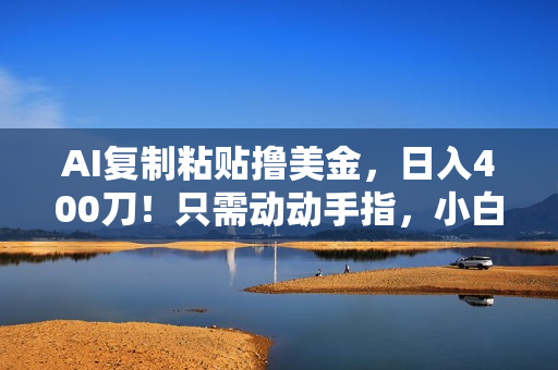 AI复制粘贴撸美金，日入400刀！只需动动手指，小白无脑操作