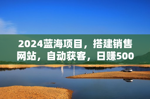 2024蓝海项目，搭建销售网站，自动获客，日赚500-1000