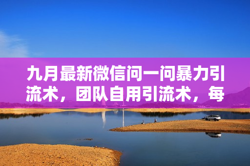 九月最新微信问一问暴力引流术，团队自用引流术，每天稳定300+创