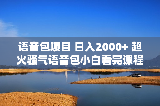 语音包项目 日入2000+ 超火骚气语音包小白看完课程就能马上实操