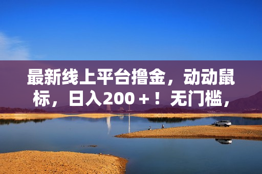 最新线上平台撸金，动动鼠标，日入200＋！无门槛，有手就行
