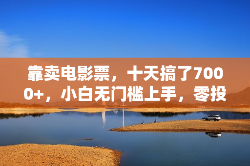 靠卖电影票，十天搞了7000+，小白无门槛上手，零投入！
