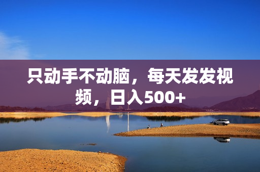 只动手不动脑，每天发发视频，日入500+