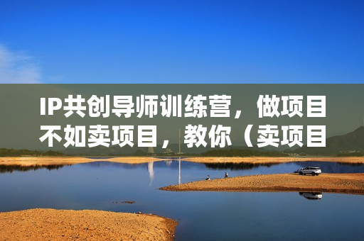 IP共创导师训练营，做项目不如卖项目，教你（卖项目）如何实现年入百万