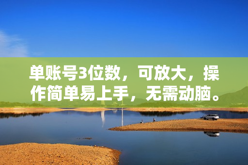 单账号3位数，可放大，操作简单易上手，无需动脑。