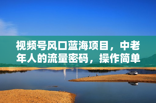 视频号风口蓝海项目，中老年人的流量密码，操作简单轻松月入过万