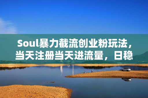 Soul暴力截流创业粉玩法，当天注册当天进流量，日稳定300+精准创业粉丝