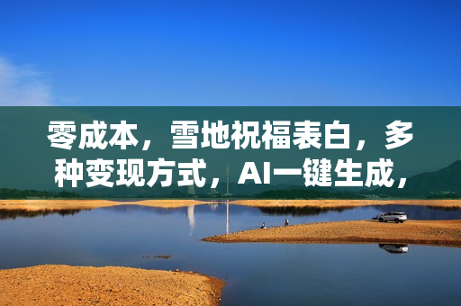 零成本，雪地祝福表白，多种变现方式，AI一键生成，日入1000+