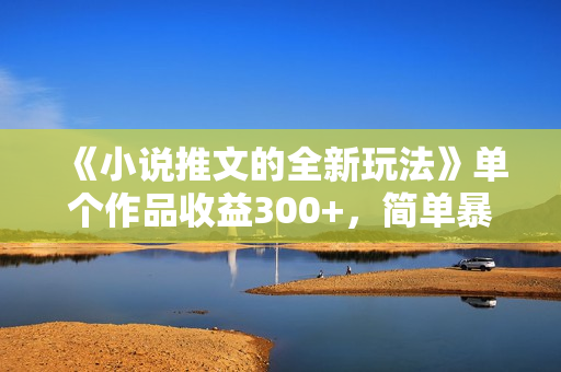 《小说推文的全新玩法》单个作品收益300+，简单暴力