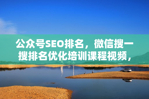 公众号SEO排名，微信搜一搜排名优化培训课程视频，每日被动精准引流上百