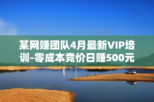 某网赚团队4月最新VIP培训-零成本竞价日赚500元课程（价值2360元）