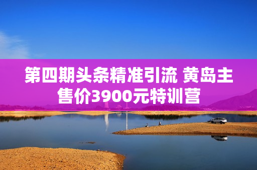 第四期头条精准引流 黄岛主售价3900元特训营