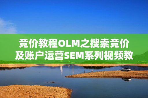 竞价教程OLM之搜索竞价及账户运营SEM系列视频教程23课