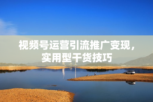 视频号运营引流推广变现，实用型干货技巧