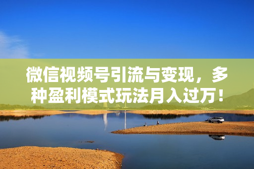 微信视频号引流与变现，多种盈利模式玩法月入过万！