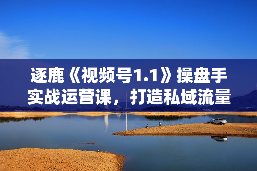 逐鹿《视频号1.1》操盘手实战运营课，打造私域流量阵地