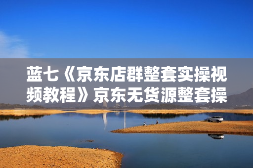 蓝七《京东店群整套实操视频教程》京东无货源整套操作流程教学