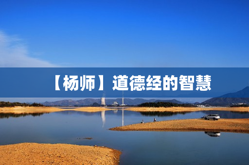 【杨师】道德经的智慧