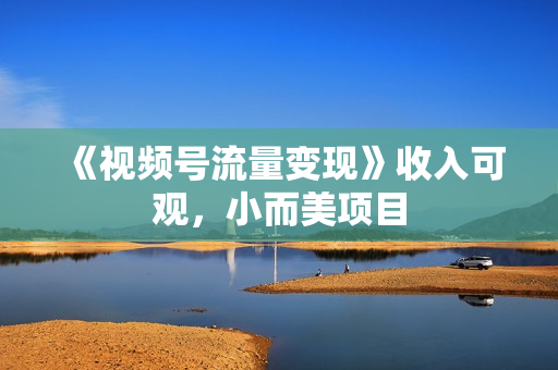 《视频号流量变现》收入可观，小而美项目