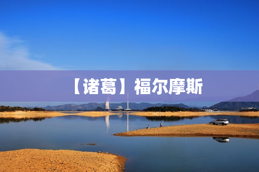 【诸葛】福尔摩斯
