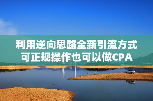 利用逆向思路全新引流方式可正规操作也可以做CPA