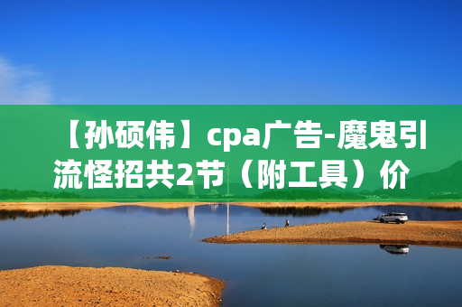 【孙硕伟】cpa广告-魔鬼引流怪招共2节（附工具）价值980元