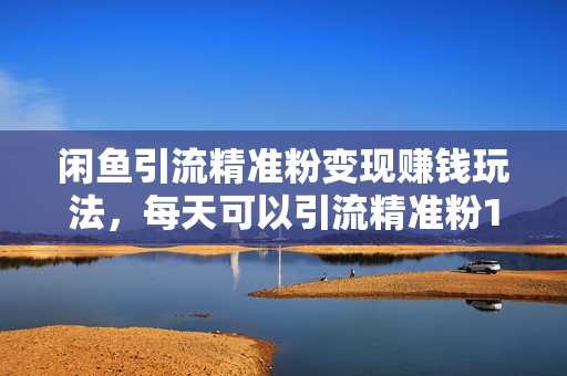 闲鱼引流精准粉变现赚钱玩法，每天可以引流精准粉100+