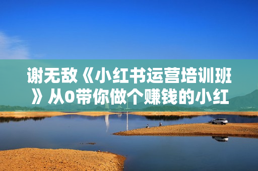谢无敌《小红书运营培训班》从0带你做个赚钱的小红书IP