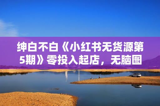 绅白不白《小红书无货源第5期》零投入起店，无脑图文精细化玩法
