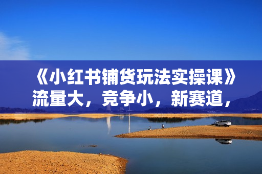 《小红书铺货玩法实操课》流量大，竞争小，新赛道，可复制性强